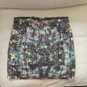 NEW Gorgeous H&M Sequenced Mini Skirt